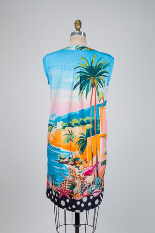 Robe azur tropical (4+8)