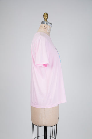 T-shirt rose "SUN, SEA and a carefree me" (6)