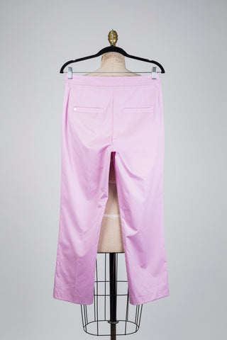 Pantalon tailleur lilas coupe droite (S+L)