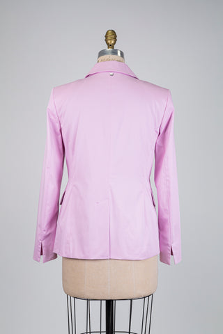 Blazer lilas en coton extensible (S)