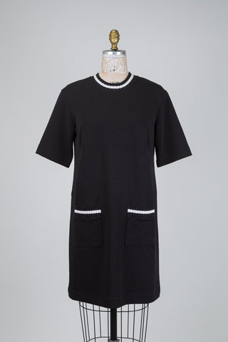Black t-shirt dress (S)
