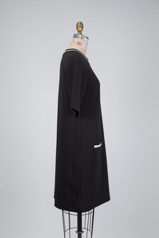 Black t-shirt dress (S)