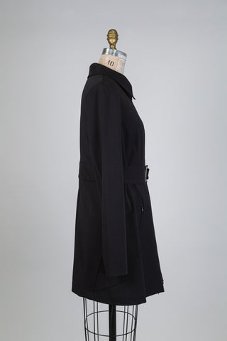 Veste noire à ceinture "snap" (M+L)