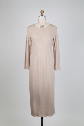 Robe en laine taille empire sésame (S)