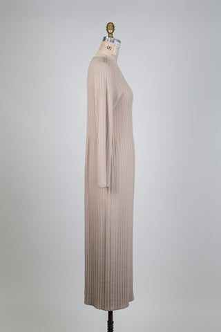 Robe en laine taille empire sésame (S)