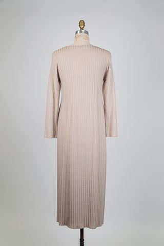 Robe en laine taille empire sésame (S)