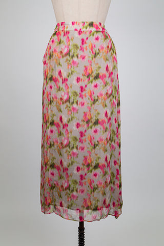Watercolor Chiffon Skirt (6)