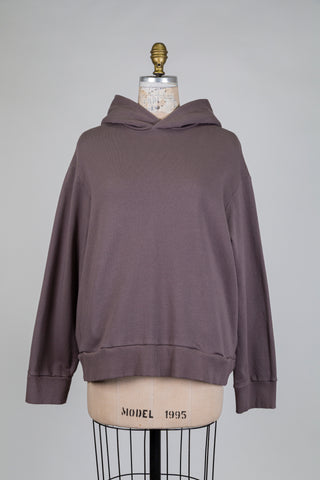 Taupe brown fleece sweatshirt (M)