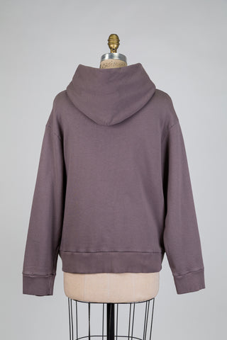 Taupe brown fleece sweatshirt (M)