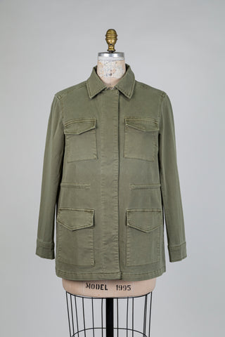 Military green utility jacket (36-40-42)