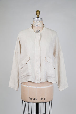 Beige linen jacket (8+14)