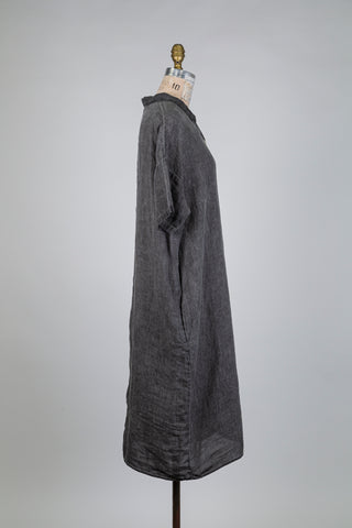 Black Washed Oversized Sweater Dress (S+)