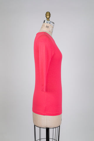 Coral pink soft t-shirt (4)