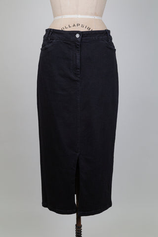 Jupe en denim noir (4+12)