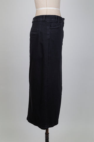 Jupe en denim noir (4+12)