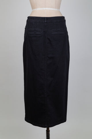 Jupe en denim noir (4+12)