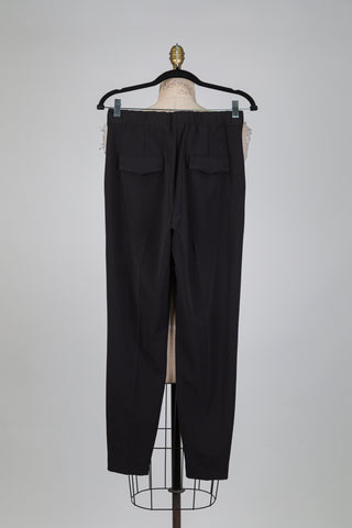 Classic black cigarette trousers (4)