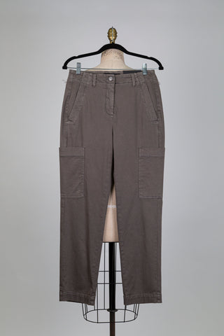 Pantalon cargo taupe tout confort (4-6-8-12)