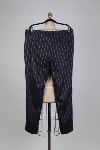 Deep blue striped trousers (16)