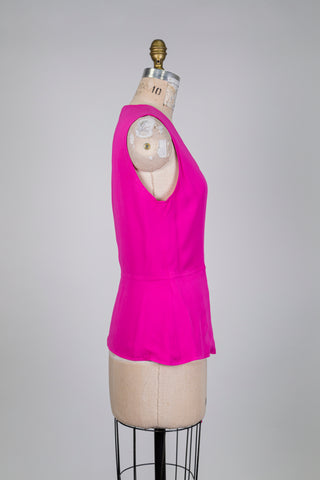 Haut portefeuille rose vibrant ceinturé (4)