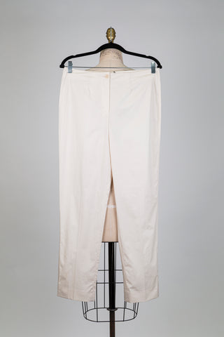 Light cream cotton trousers (10+12)