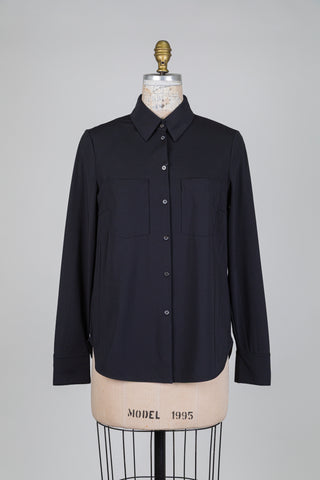 Chemisier noir intemporel (4-6-8)