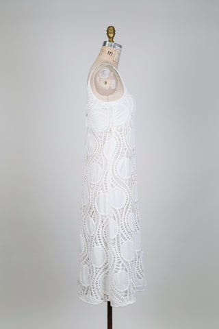 Robe blanche en crochet ton sur ton (4)