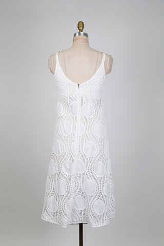 Robe blanche en crochet ton sur ton (4)
