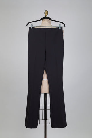 Pantalon noir jambe bootcut (4-12-14)