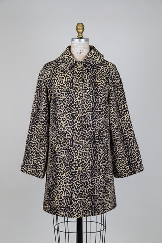 Veste mi-longue en jacquard léopard (6)