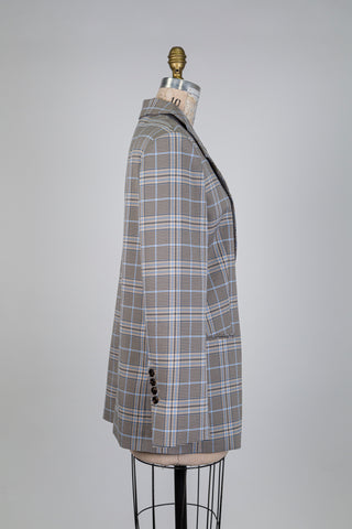 Blazer prince de galles bleu et noir (6+)