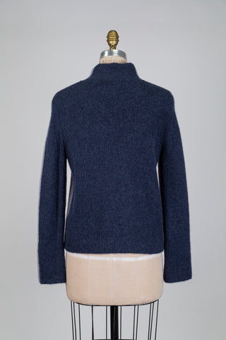 Chandail colorblock gris et marine (6 à 10)
