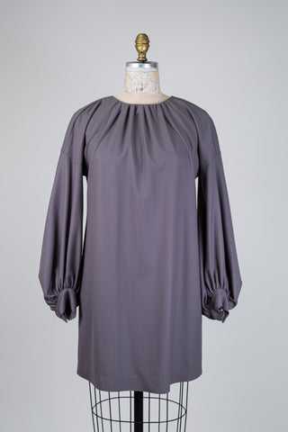 Gray tunic with puff sleeves (0+8)