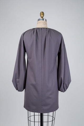 Gray tunic with puff sleeves (0+8)