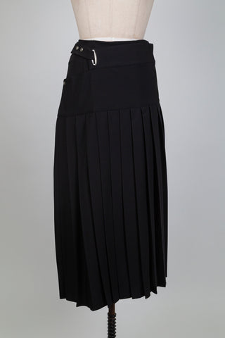 Jupe plissée façon grunge chic (XS-S)