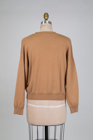 Coffee latte knit sweater (6)