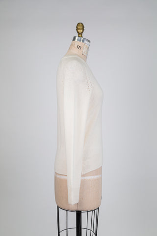 Pure cashmere ivory sweater (6)
