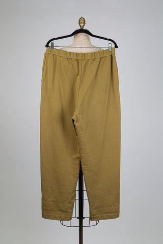 Straight leg jogger trousers, lime green (M)