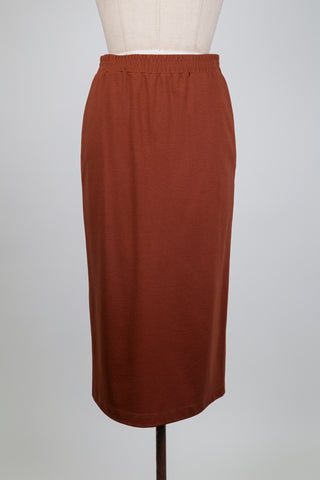 Jupe crayon terracotta (S)