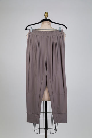 Pantalon sport-chic gris  (S)