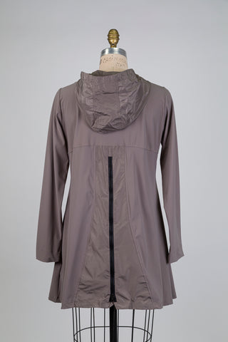 Taupe sporty-chic jacket (S)