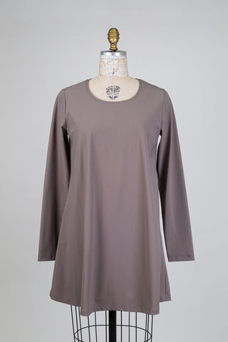 Robe tunique taupe (S)