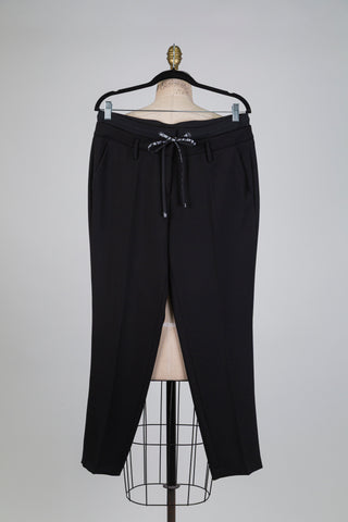 Pantalon noir à double taille (8)