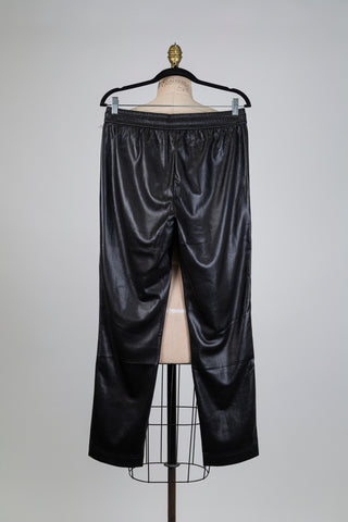 Pantalon noir en faux cuir (M-XL-XXL)