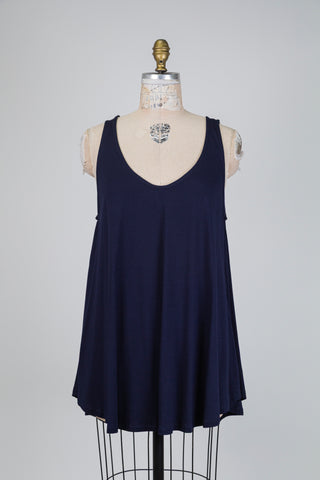Camisole trapèze marine (TU)