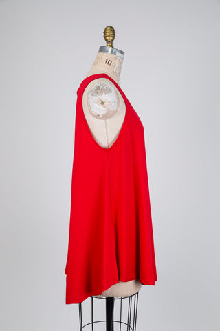 Camisole trapèze rouge (TU)
