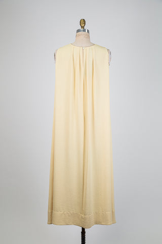 Robe trapèze jaune ivoire (14/16)