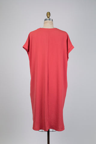 Robe terracotta froissé chic (14/16)