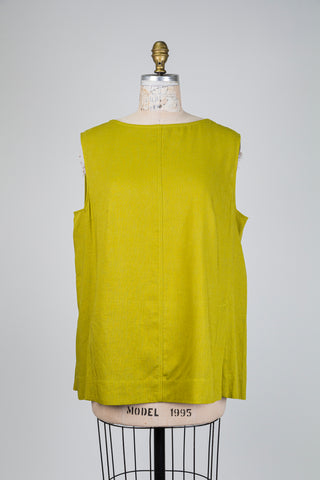 Haut sans manches vert lime (14/16)