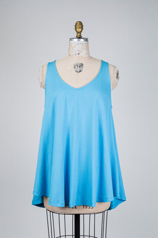 Sky Blue Trapeze Camisole (OS)